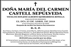 María del Carmen Castell Sepúlveda